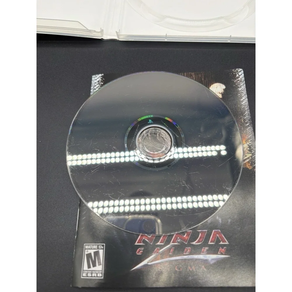 Ninja Gaiden Sigma PS3 Greatest Hits CIB Complete Tested Good Disc Sticker
